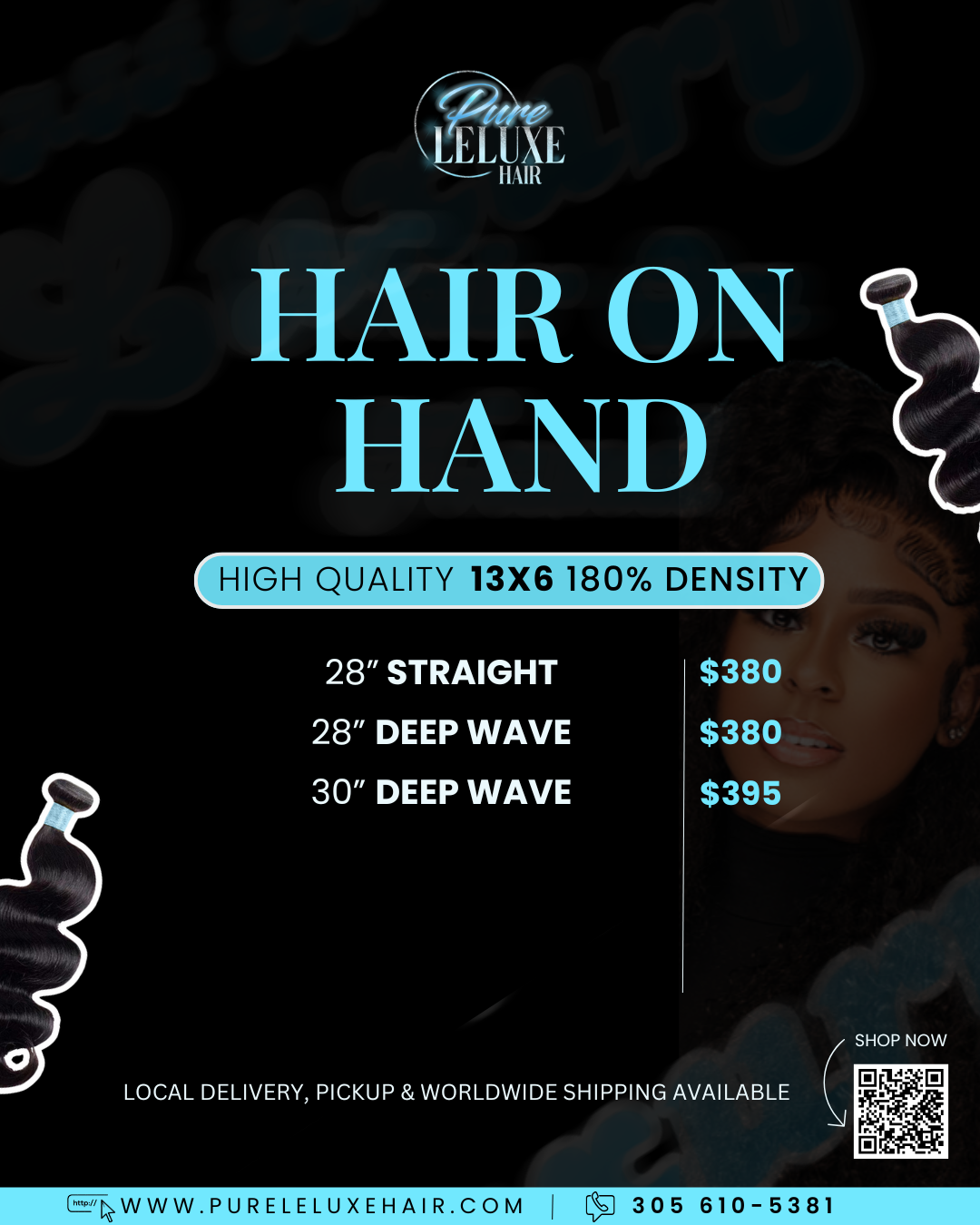 Hair on Hand + Ready to Ship (READ DESCRIPTION)