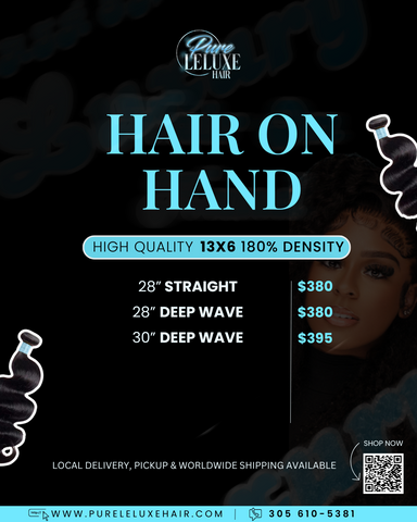 Hair on Hand + Ready to Ship (READ DESCRIPTION)